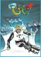 IVICA KOSTELIC - Original Autograph * 4 Times Silver Medalist On Olympic Games * Alpine Ski Skiing Autographe Autogramm - Autogramme