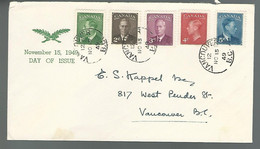 59589) Canada  FDC Postmark Cancel Vancouver 1949 - ....-1951