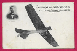 CPA Toussus Le Noble - Aérodrome - 31 Décembre 1910 - Pierre Marie Faisant Un Superbe Virage - Toussus Le Noble