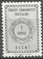 TURKEY #   FROM 1964 MICHEL D 91 - Official Stamps