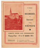 Biesmerée Mettet Programme 1943 - Historical Documents