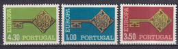 EUROPA CEPT ! - 1968 - PORTUGAL YVERT N°1032/1034 ** MNH - COTE = 20 EUR - 1968