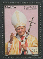 Malta:Unused Stamp Pope Johannes Paulus II, 2005, MNH - Malta