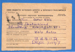 WWII - 1949 - Prisonnier Allemand En Russie - UDSSR - Lager 7144/7 (G11186) - Briefe U. Dokumente