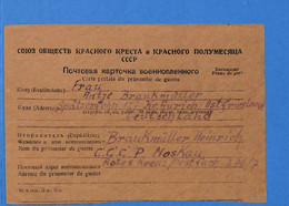 WWII - 1946 - Prisonnier Allemand En Russie - CCCP Moskau  (G11197) - Briefe U. Dokumente