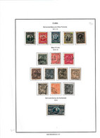 Cuba. Very Nice Almost Complete Collection 1855-1960. Scott Cat.value $7366.00 - Collections, Lots & Series