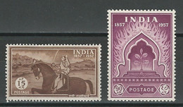 Indien Mi 273-74, SG 386-87 * Mh - Unused Stamps