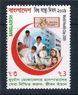 Bangladesh 2009 World Health Day MNH SG 960 Medical Red Crescent Nurse Doctor Stethoscope - Other