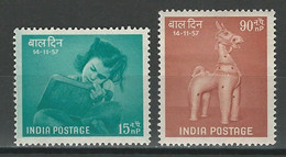 Indien Mi 277, 278, SG 390, 391 ** Mnh - Neufs