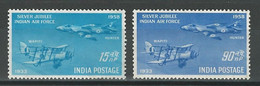 Indien Mi 284-85, SG 397-98 * Mh - Unused Stamps