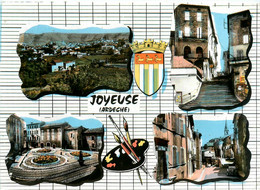 Joyeuse * Souvenir De La Commune * Cp 4 Vues - Joyeuse