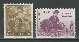 Indien Mi 363, 364, SG 477, 478 ** Mnh - Ungebraucht