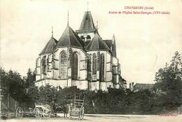 Chavanges * Place Et Abside De L'église St Georges - Autres & Non Classés