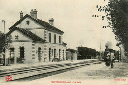 Chavanges * La Gare Du Village * Arrivée Du Train * Ligne Chemin De Fer - Sonstige & Ohne Zuordnung