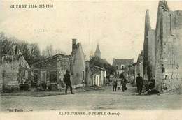 St étienne Au Temple * Rue Du Village * Villageois - Autres & Non Classés