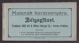 HUNGARY - Block Of Vignettes With Supplement For Aid For Soldiers On The Battlefield (WWI) / 3 Scan - Carnets