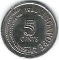 MM264 - SINGAPORE - 5 CENTS 1980 - Singapour