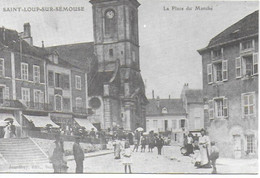 Saint Loup Sur Semouse - Place Du Marché - Carte Reproduite - Saint-Loup-sur-Semouse