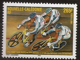 Nouvelle-Calédonie 2001 N° 855 ** Vélo, Cyclisme Sur Piste, JO, Médaille D'or, Sydney, Laurent Gané, Morelon, Rousseau - Ungebraucht