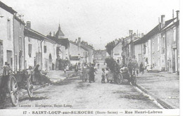 Saint Loup Sur Semouse -  Rue Henri Lebrun  - Carte Reproduite - Saint-Loup-sur-Semouse