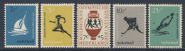 Nederland Netherlands Pays Bas 1956 Mi 678 /2 YT 654 /8 Sc B296 /0 SG 831 /5 ** Olympic Games, Melbourne / Sommerspiele - Ete 1956: Melbourne