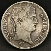 5 FRANCS ARGENT 1810 L A GAUCHE BAYONNE NAPOLEON I TETE LAUREE 164036 Ex. / FRANCE SILVER - 5 Francs