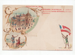 18807 " EXPOSITION UNIVERSELLE DE PARIS-1900-PALAIS DES MILLIONS - TAÏTI "CART POST. NON SPED - Ausstellungen