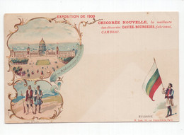 18808 " EXPOSITION UNIVERSELLE DE PARIS-1900-PALAIS DES MANIFACTURES NATIONALES - BULGARIE "CART POST. NON SPED - Ausstellungen