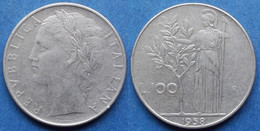 ITALY - 100 Lire 1958 R "Minerva" KM# 96.1 Republic Lira Coinage (1946-2002) - Edelweiss Coins - 100 Lire