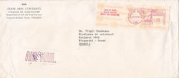 AMOUNT 1.20, EAGLE, COLLEGE STATION, RED MACHINE STAMPS ON COVER, 1982, USA - Briefe U. Dokumente