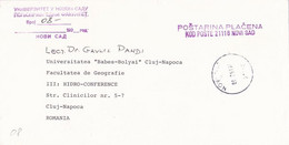 PREPAID INK STAMP ON COVER, 1998, YUGOSLAVIA - Storia Postale