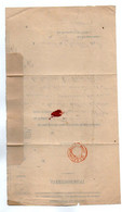 TB 3691 - 1874 - Cachet PARIS Imprimé PP21 Sur Lettre Du Bureau De L'Enregistrement ,des Domaines & Du Timbre à POUANCE - 1849-1876: Période Classique