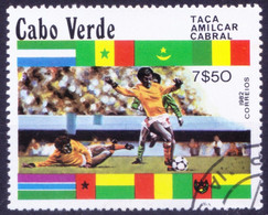 Cape Verde 1982 Used, Football Tournament For The Amilcar Cabral Cup, Sports - Coppa Delle Nazioni Africane