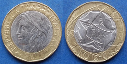 ITALY - 1000 Lire 1997 R "Mistake On German Map" KM# 190 Republic Lira Coinage (1946-2002) - Edelweiss Coins - 1 000 Liras