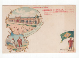 18810 " EXPOSITION UNIVERSELLE DE PARIS-1900-PALAIS DU GÉNIE CIVIL -BRÉSIL "CART POST. NON SPED - Ausstellungen
