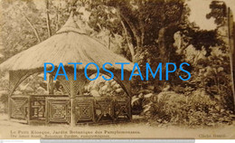 197098 AFRICA PAMPLEMOUSSES MAURICIO THE SMALL KIOSK BOTANICAL GARDEN POSTAL POSTCARD - Maurice