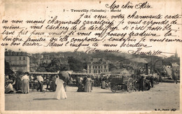 N°101277 -cpa Trouville -marché- - Marchés