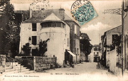 N°101280 -cpa Melle -rue Saint Jean- - Melle