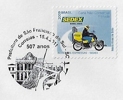Brazil 2011 Cover With Commemorative Cancel 507th Anniversary Of The City Of São Francisco Do Sul - Lettres & Documents
