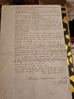 HOMBOURG 1852 CONSEIL MUNICIPAL PRESTATION DE  SERMENT - Historical Documents