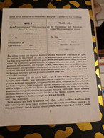 STRASBOURG 1828 DEPOT Royal D'étalons Propriétaires Et Cultivateurs Qui élèvent Des Chevaux - Historical Documents