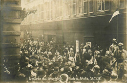 Metz * Carte Photo * Entrée Du Maréchal Foch Dans La Ville * 26 11 1918 * Militaria Ww1 - Metz