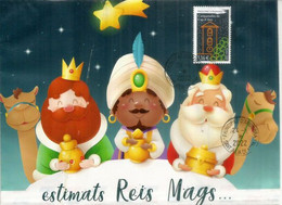 Lettre Aux Rois Mages , Timbre NOËL - Storia Postale