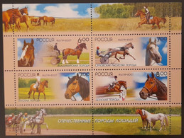 SO) 2007 RUSSIA, HORSES, MNH - Unused Stamps