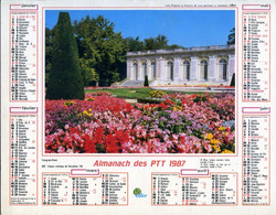 Almanach PTT - Oller - Région Parisienne - 1987 - Formato Grande : 1981-90