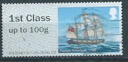 GROSBRITANNIEN GRANDE BRETAGNE GB POST&GO 2018 RMHERITAGE MAIL BY SEA: ANTELOPE FC Up To 100g SG FS207 MI AT139 YT D138 - Post & Go (distributeurs)