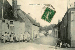 étrechy * La Grande Rue Du Village * Villageois - Sonstige & Ohne Zuordnung