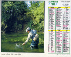 Almanach PTT - Jean Lavigne - Yvelines - Val D'Oise - 1989 - Formato Grande : 1981-90