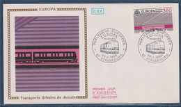 Europa 1988 Enveloppe 1er Jour Timbre 2532 Strasbourg 30 Avril 1988 Transports Urbains De Demain - Institutions Européennes