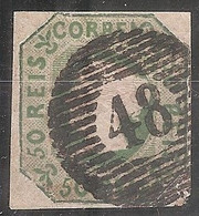 Portugal, 1853, # 3, "Angra", Used - Oblitérés